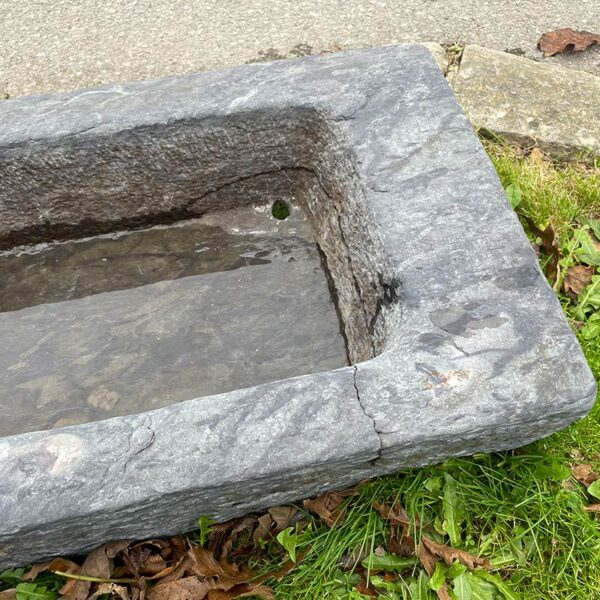 trough slate with drainage hole