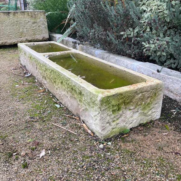 two basins trough weathered stone