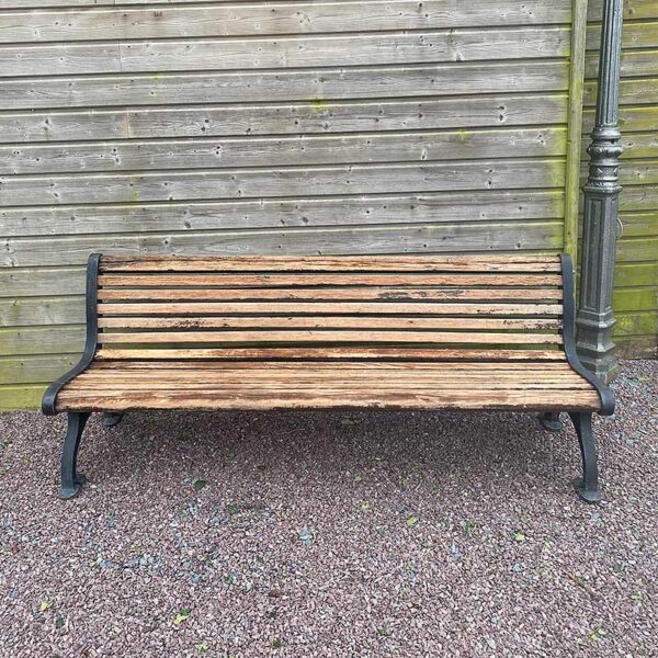 antique bench Haussmann style
