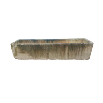large basin in burgundy stone