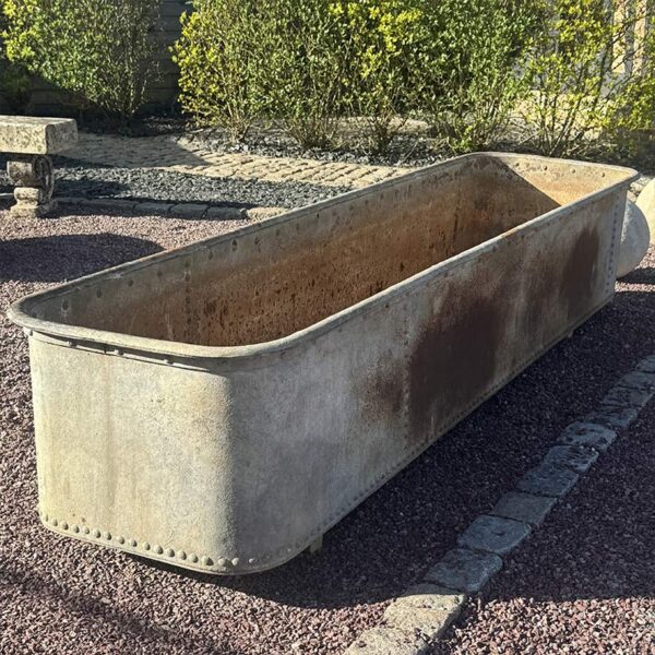 large iron trough