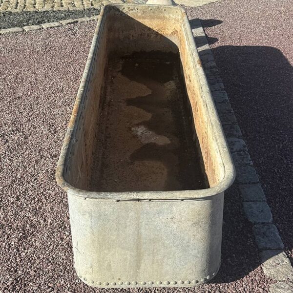 large reclaimed iron trough