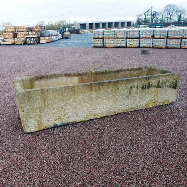magnificent reclaimed stone basin from burgundy