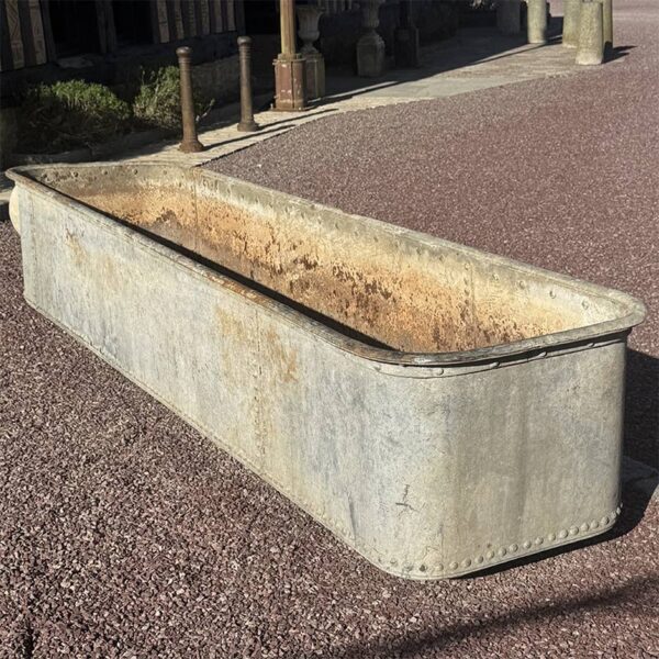 rusted iron trough