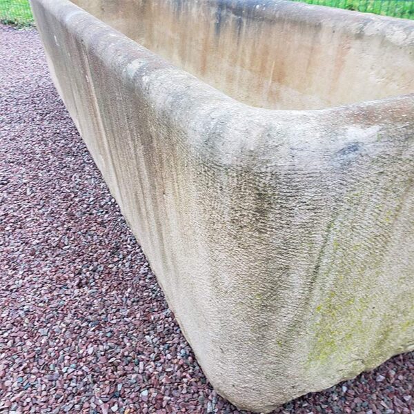 stone basin with burgundy texture