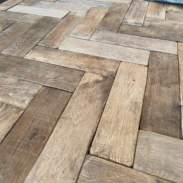 herringbone in antique oak