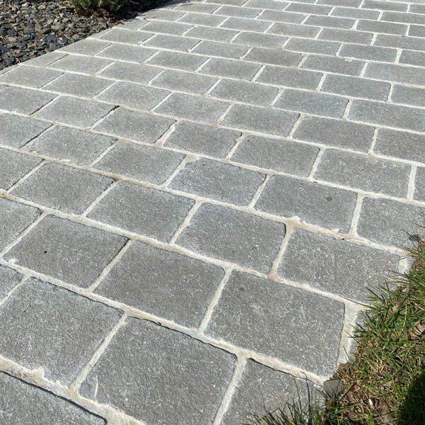 grey natural stone paver